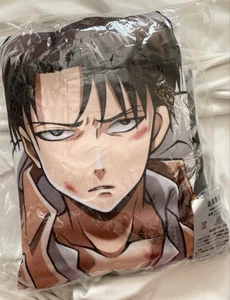 Funda de almohada corporal Attack on Titan de anime japonés Levi 150D 2 vías - Imagen 1 de 2