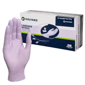 LAVENDEL NITRIL Untersuchungshandschuhe puderfrei unsteril 3,1 mil Medium Box à 250 - Bild 1 von 12