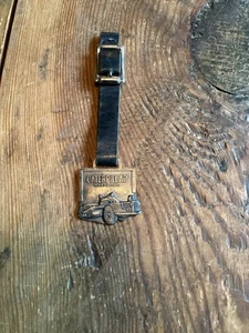 Vintage CATERPILLAR Pocket Watch Fob & Strap. Jos. L Rosier Machinery Co Florida - Picture 1 of 4