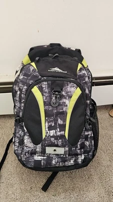 High Sierra Loop 背包 学校旅行 便携式电脑 悬架带系统 黑色 — 第 1/4 张图片