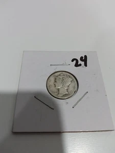 Moneda de diez centavos Mercury 1924 - Imagen 1 de 2