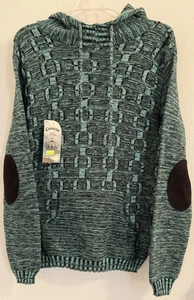 Pullover con capucha tejido Coscot Ropa para hombre talla mediana MUY RARO *NUEVO CON ETIQUETAS* - Imagen 1 de 4