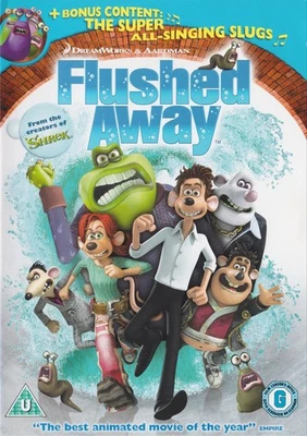 Flushed Away By Dreamworks And Aardman Animation - NEW Region 2 DVD - Image 1 of 2