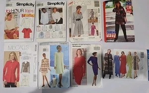Sewing Patterns Various 90s Womens Fashions Dresses Jackets Tops Pants Size 6-20 - Picture 1 of 9