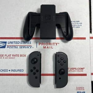 Nintendo Switch Joy Con OEM GRAU Set Controller & Griff ** VERSAND AM SELBEN TAG - GARANTIE - Bild 1 von 7