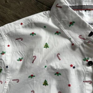 Camisa de Navidad Octava/Avenida Para Hombres Mediana 100% Algodón Tema de Navidad - Imagen 1 de 3