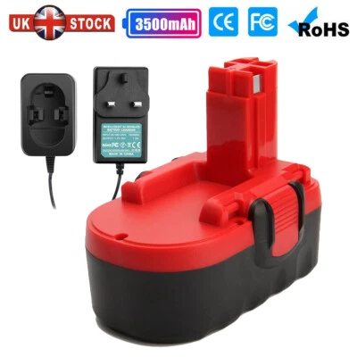 18V 3.5AH Ni-MH Battery/Charger For Bosch BAT025 BAT026 BAT181 BAT160 PSR 18VE