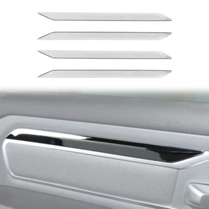 4x Car Interior Door Decoration Trim Strips for Dodge Ram 1500 2018-2020 Chrome - Picture 1 of 7