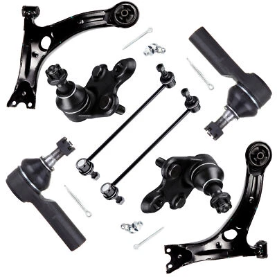 8x Front Lower Control Arm Ball Joint Tie Rod End For 2003-2008 Toyota Matrix Foto 1 de 4
