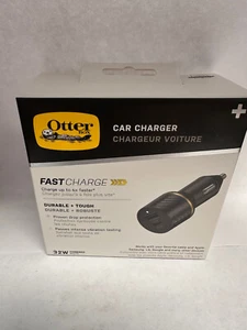 OTTERBOX CAR CHARGER DUAL PORT FAST CHARGE 32W COMBINED USB AND USB-C 78-80703 - Picture 1 of 2