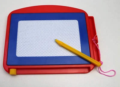 LAND-HAUS-SHOP Zaubermaltafel Kunststoff mit Stift versch. Farben Zauber Mal Magnet Tafel