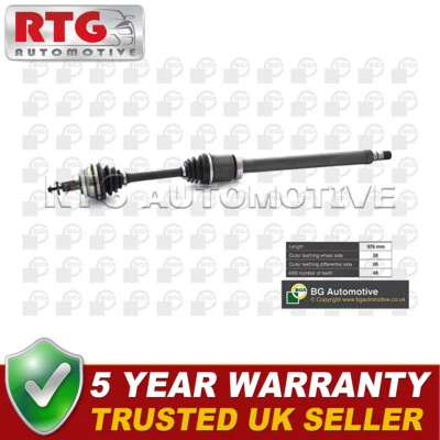 Eje de transmisión delantero se adapta a Volvo V70 1999-2008 S60 2000-2010 S80 1999-2006 Foto 1 de 3