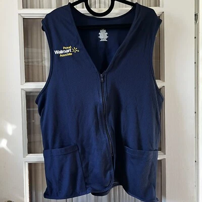 Large Walmart Proud Associate Employee Uniform Vest Navy Blue Spark Never Worn - Image 1 of 4