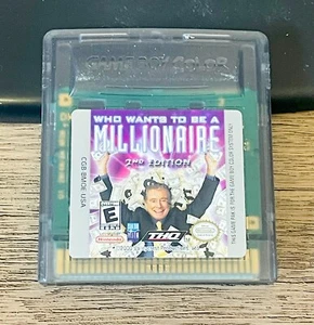 Who Wants To Be A Millionaire (Nintendo Game Boy Color) Game Cartridge – Tested  - Picture 1 of 1