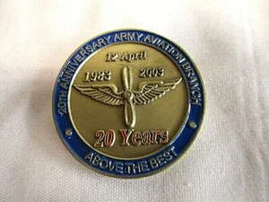 Moneda de desafío, rama de aviación del ejército 20 aniversario, abril de 1983 - 2003 - Imagen 1 de 2