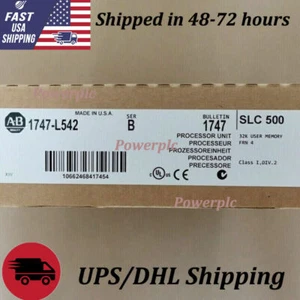 New Sealed AB 1747-L542 SLC 500 5/04 CPU PROCESSOR UNIT 1747L542 US Free Tax - Picture 1 of 7