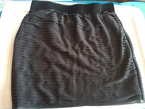 Hermosa falda plisada de tiro alto de cintura alta XHILARATION S PEQUEÑA - Imagen 1 de 2