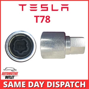 T78 CAR MASTER RUEDA BLOQUEO TUERCA LLAVE SEGURIDAD PERNO ZÓCALO TORNILLO HERRAMIENTA PARA TESLA - Imagen 1 de 5