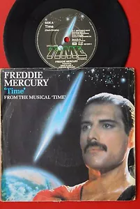 Freddie Mercury Time 1986 UK SELTENE PROMO 7""PS QUEEN - Bild 1 von 2