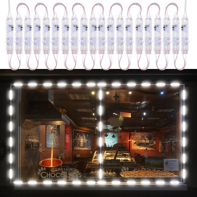 10-1000ft 5730 LED Module Light Store Front Makeup Cabinet Decor Sign Lamp IP67 - Image 1 of 4