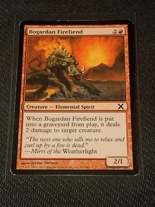 Magic the Gathering Tenth Edition Bogardan Firefiend - Picture 1 of 2
