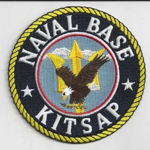 Naval Base Kitsap 4 inch Fully Emb c7278 $7.75 - Picture 1 of 1