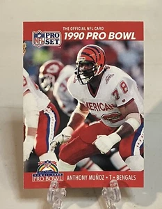 1990 Pro Set Pro Bowl Anthony Munoz #361 HOF Cincinnati Bengals S414 - Picture 1 of 2