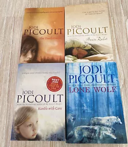 4 x Jodi Picoult Books Bundle Bulk Lot Paperback Novels Lone Wolf - Picture 1 of 5