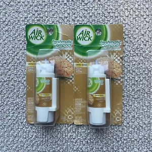 2 NEW Air Wick FRESHMATIC Compact Refills Vanilla Sugar Cookie Discontinued RARE - Picture 1 of 1