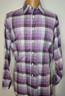 Maus & Hoffman Egytian Cotton Long Sleeve Dress Shirt Size Medium  - Image 1 of 4