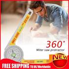 Miter Saw Protractor Dial Scale Inclinometer Goniometer Level Measuring Ruler