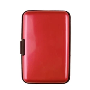 Card Holder Durable Waterproof Rfid Blocking Travel Slim Wallet Case Solid Color - Picture 1 of 15
