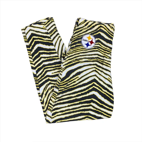 Vintage 90s Zubaz Pittsburgh Steelers Pants NFL Men’s Size Small Made in USA Cover