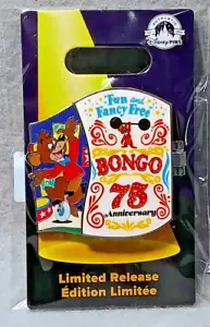 Disney 2022 75th Anniversary Fun And Fancy Free Bongo Pin LR Pin - Neu - Bild 1 von 2