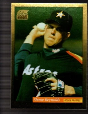 1994 Score GOLD RUSH #586 Shane Reynolds HOUSTON ASTROS - Image 1 of 2