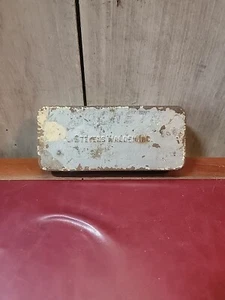 Vtg Stevens-Walden Inc. EMPTY STEEL Socket Set Hinged Box for 1/4" Set /1124-cb - Picture 1 of 11