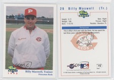 1992 Classic Best Princeton Reds Billy Maxwell #29
