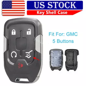 For 2018 2019 2020 2021 GMC Terrain Acadia Remote Smart Key Fob Shell Case Cover - Foto 1 di 7