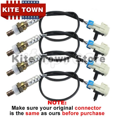 4X O2 Oxygen Sensor For Chevy Silverado Tahoe 2003-2005 GMC Sierra Yukon 5.3L V8 - Image 1 of 4