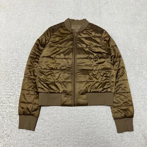 Lululemon Jacket WOmens 6 Brown Non Stop Reversible Bomber Nano Puffer Coat - Picture 1 of 17