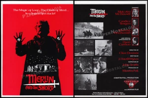 MERLIN AND THE SWORD__Orig. 1983 Trade AD promo__Candice Bergin__Edward Woodward - Picture 1 of 3