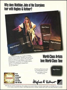 Anuncio amplificador de guitarra The Scorpions Matthias Jabs 1994 Hughes & Kettner - Imagen 1 de 3