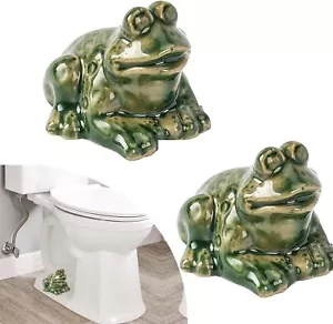 Frog Toilet Bolt Covers Decorative Porcelain Toilet Bolt Covers Decorative - Picture 1 of 18