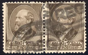 US #205 Pair | Used | Very Fine/ Extra Fine - Picture 1 of 1