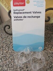 Playtex Spill-Proof Replacement Valves Sippy Cups BPA Free 2 Valves *No Package*