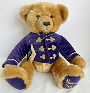 Harrods Knightsbridge Christmas Bear 2000 Merlin Excellent Condition W Tag - Picture 1 of 6