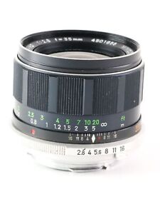 Lens Wide Angle Minolta Mc W.Rokkor-Hg W.Rokkor Hg 1:2.8 35mm 35 MM
