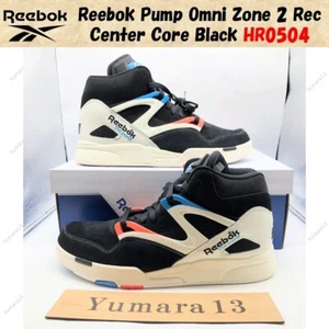 Reebok Pump Omni Zone 2 Rec Center Core nero HR0504 taglia uomo - Foto 1 di 17