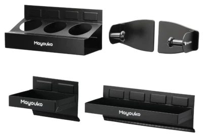 Magnetic Toolbox Shelf 4-Pcs Tray Holder Set Cabinet Side Shelf Storage Workshop Foto 1 de 4