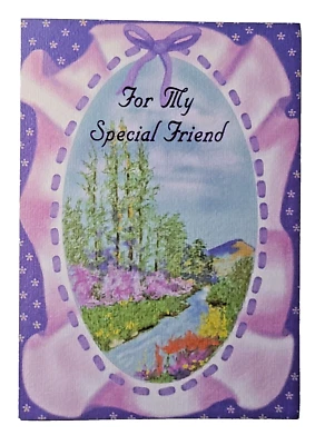 MAJESTIC GREETING 1 Special Friend Greeting Card/Envelope Partner Friendship Love Male/Female Tree